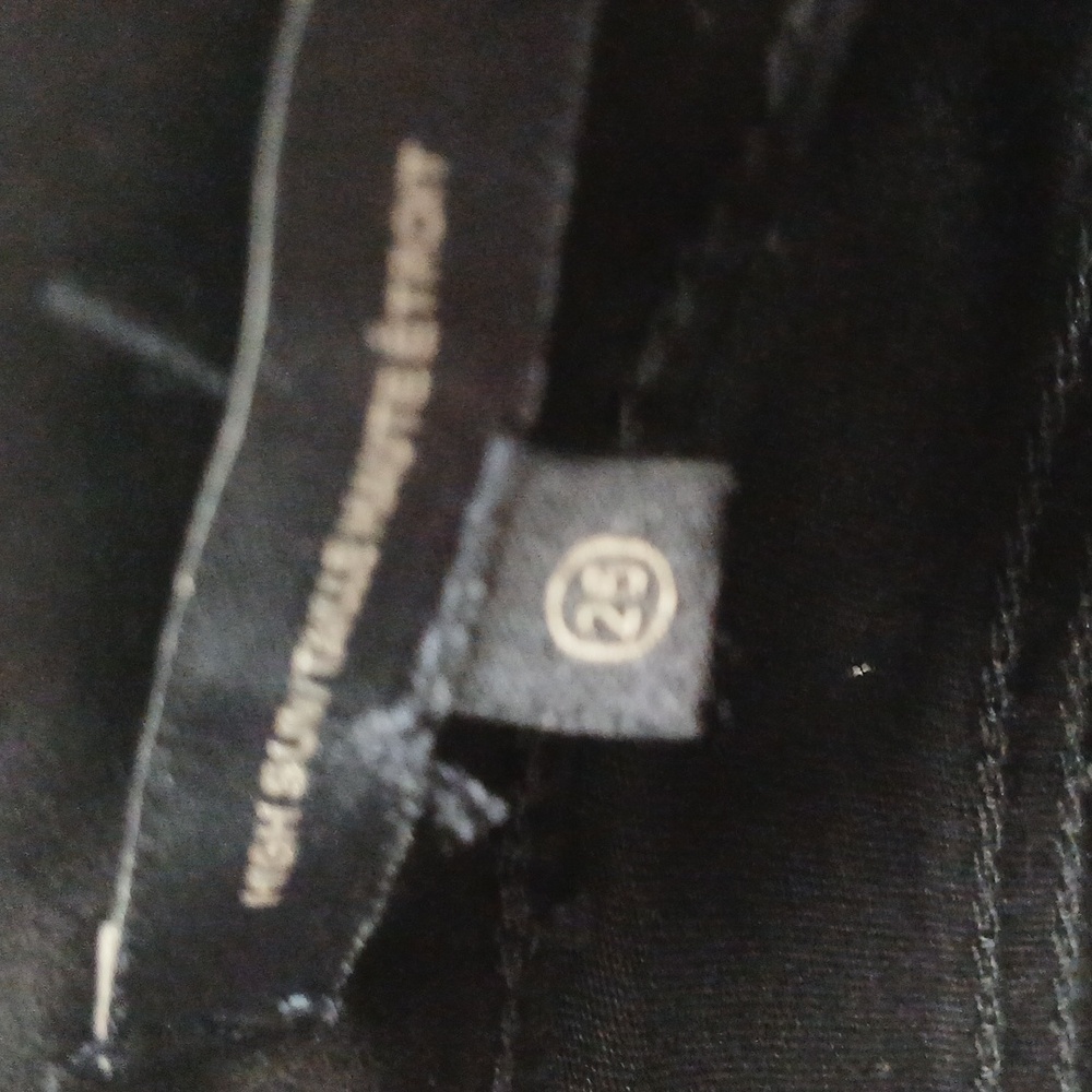 Dockers NWT 5-Pocket, High Slim Fit Pants Black- Sz 25 - Picture 9 of 10